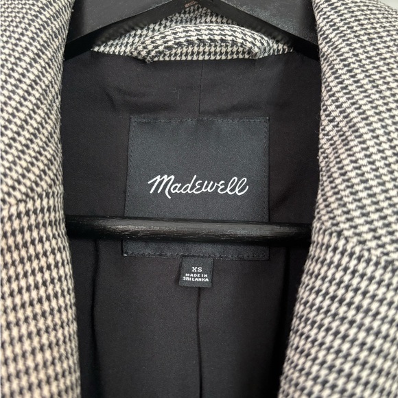Madewell Dorset Blazer in Houndstooth XS $168 - Picture 4 of 14